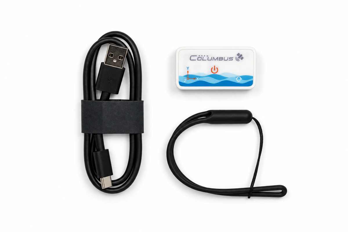 Columbus V-2000 Nano GNSS Motion Data Logger – Animal Behavior & Wildlife Tracking, Human & Field Research, 18g IP68 Waterproof High-Performance Logger with 3-Axis Motion, Up to 2 Months Interval Logging