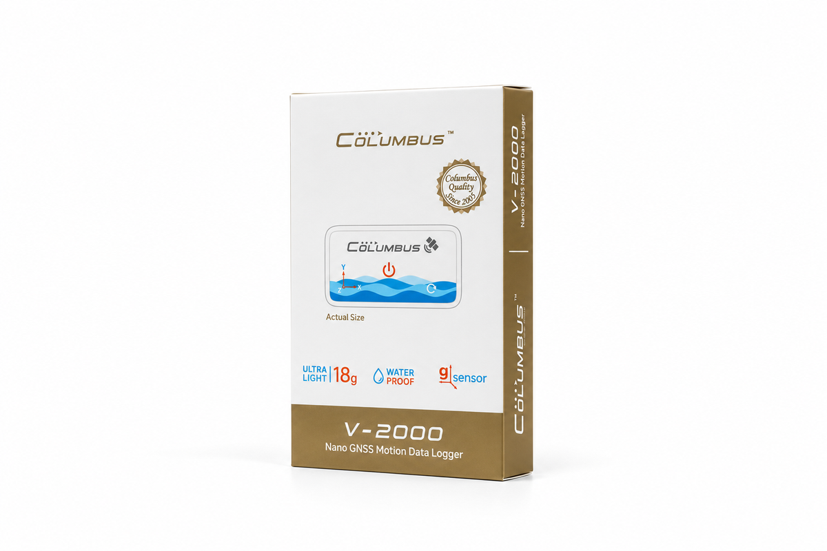 Columbus V-2000 Nano GNSS Motion Data Logger – Animal Behavior & Wildlife Tracking, Human & Field Research, 18g IP68 Waterproof High-Performance Logger with 3-Axis Motion, Up to 2 Months Interval Logging