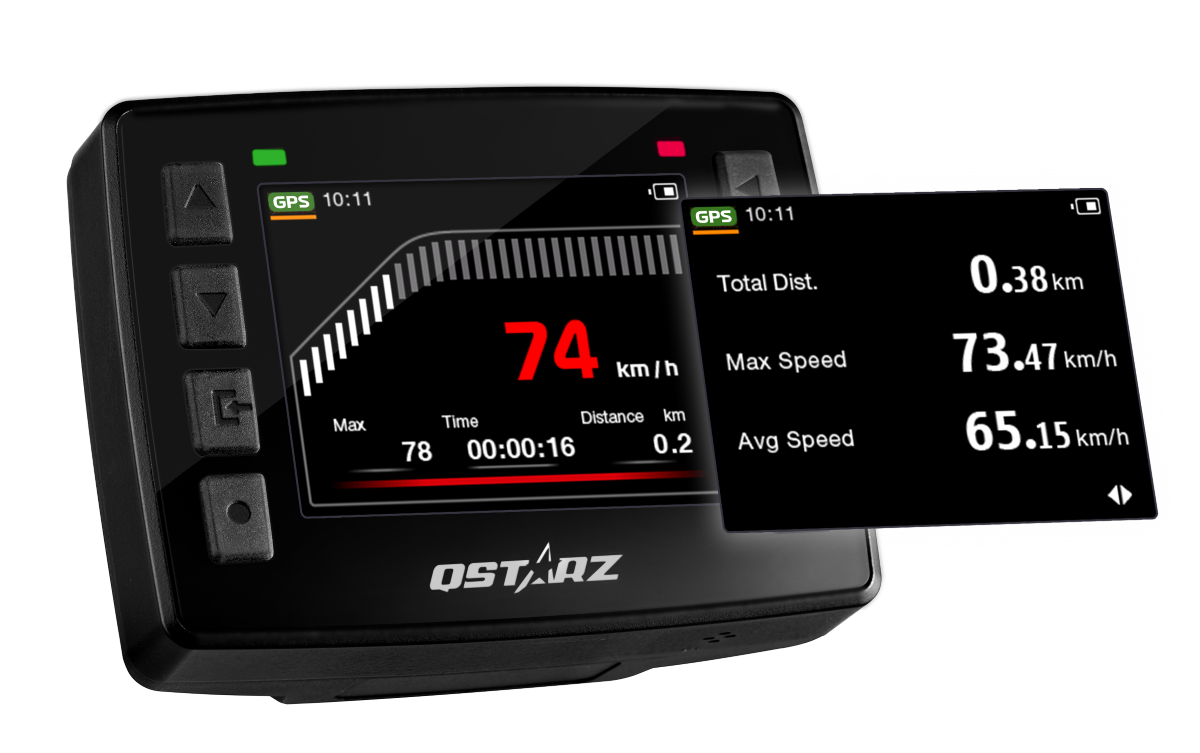 QSTARZ LT-9000S GPS Lap Timer – 25Hz GNSS Racing Data Logger for Motorcycles & Race Cars