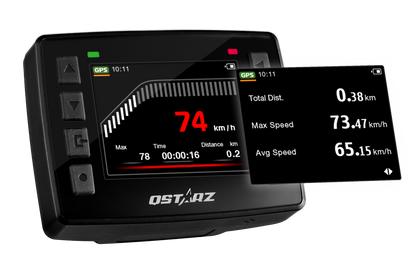 QSTARZ LT-9000S GPS Lap Timer – 25Hz GNSS Racing Data Logger for Motorcycles & Race Cars