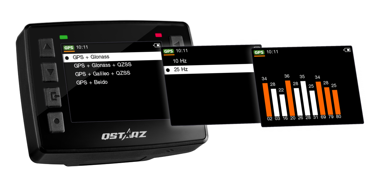 QSTARZ LT-9000S GPS Lap Timer – 25Hz GNSS Racing Data Logger for Motorcycles & Race Cars
