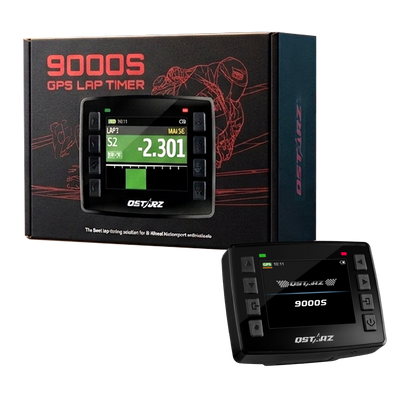 QSTARZ LT-9000S GPS Lap Timer – 25Hz GNSS Racing Data Logger for Motorcycles & Race Cars