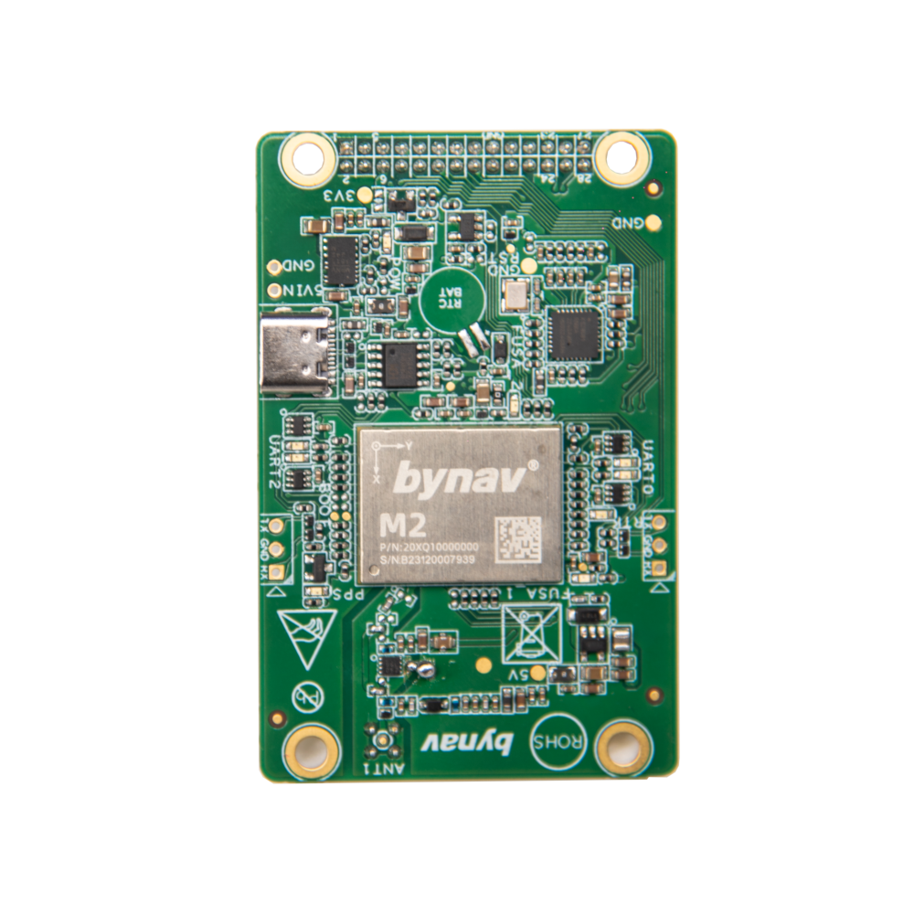 ByNav C2-M2X Evaluation Board / RTK USB GNSS Receiver (USB-C, M20 RTK GNSS Module included, Triple-band L1, L2 and L5, 1507 Channels, 1cm accuracy)