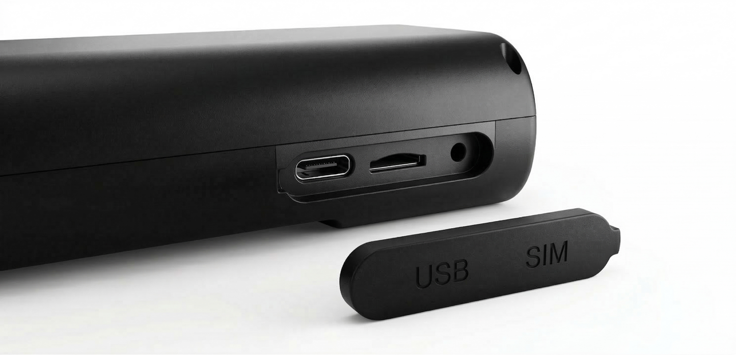 GeoAstra X8-M1 RTK GNSS Receiver (L1, L2 & L5 bands, Dual Interfaces, IP67 waterproof, 20-hour battery life, ultra-portable at only 104g, 50 cm accuracy standalone, up to 1 cm accuracy with RTK)