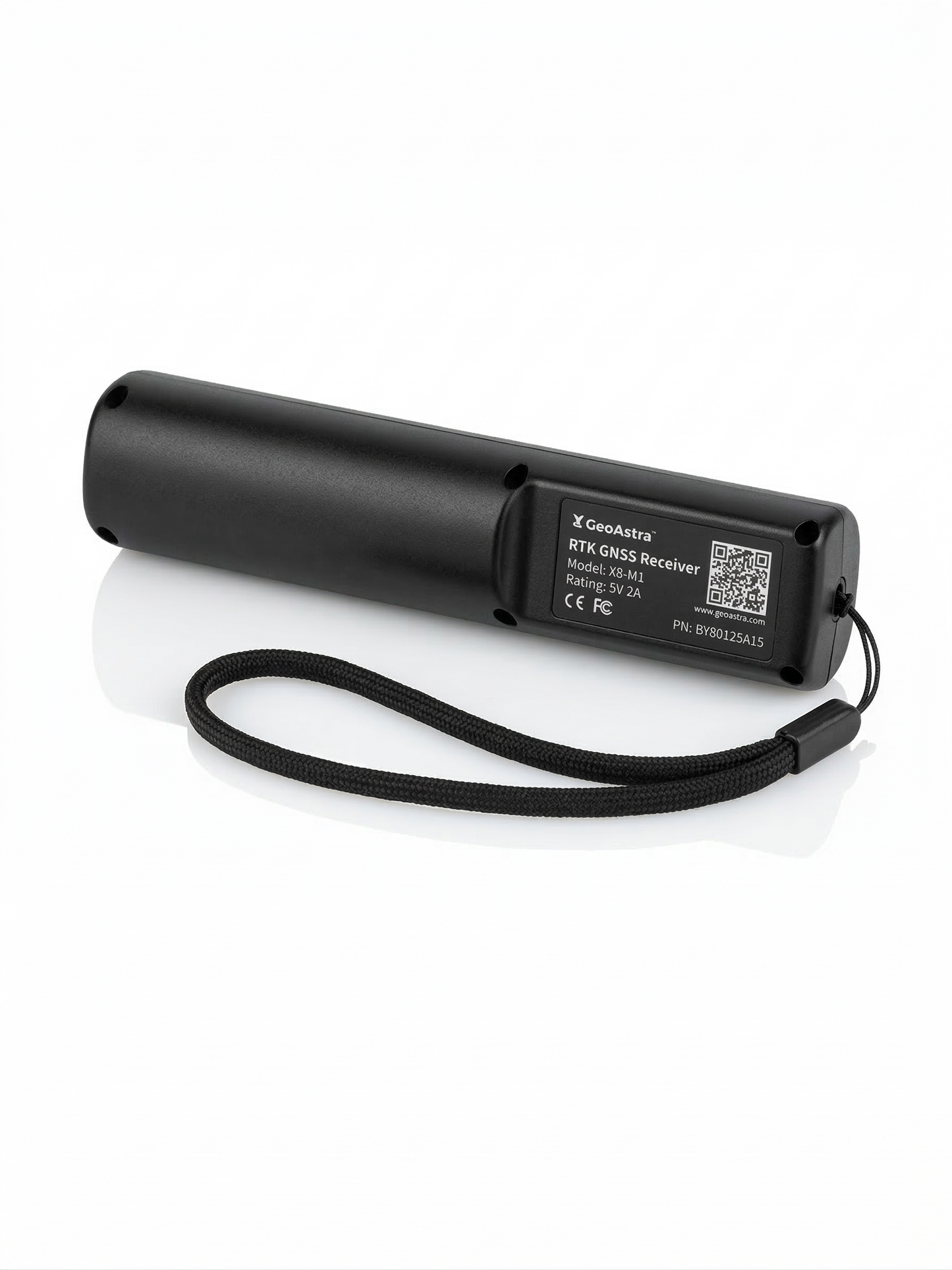 GeoAstra X8-M1 RTK GNSS Receiver (L1, L2 & L5 bands, Dual Interfaces, IP67 waterproof, 20-hour battery life, ultra-portable at only 104g, 50 cm accuracy standalone, up to 1 cm accuracy with RTK)