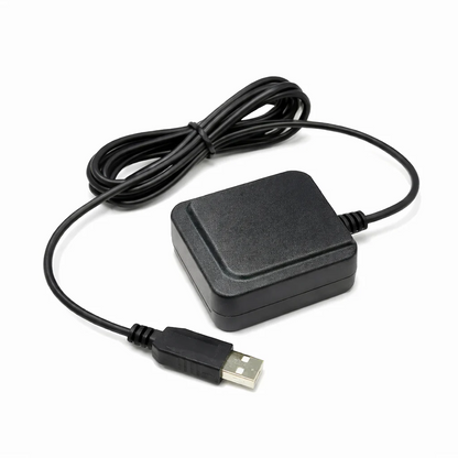 Navisys GR-M02U Industrial Grade L1 + L5 Dual-Band USB GNSS Receiver (1.5m Accuracy, 10Hz Update Rate, IPX7 Waterproof, Fully EMI Shielded, Operating Temperatures from -40°C to +85°C)