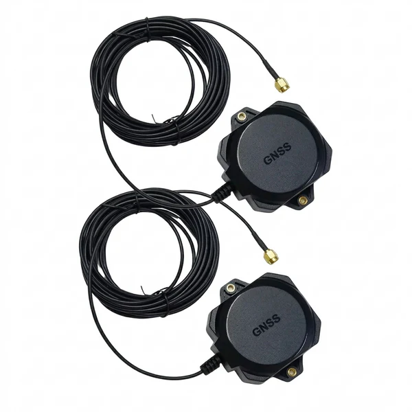 GeoAstra RTU609BT Dual RTK Heading GNSS Receiver (Dual-RTK Engine, Dual-antenna, Bluetooth and USB Dual interfaces, L1, L2 and L5 Tri-Band, up to 0.8 cm position accuracy and 0.2 ° direction accuracy)