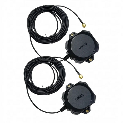 GeoAstra RTU609BT Dual RTK Heading GNSS Receiver (Dual-RTK Engine, Dual-antenna, Bluetooth and USB Dual interfaces, L1, L2 and L5 Tri-Band, up to 0.8 cm position accuracy and 0.2 ° direction accuracy)