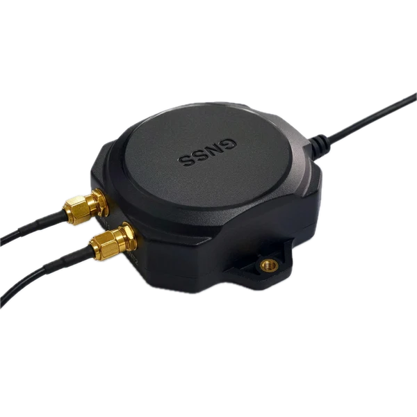 GeoAstra RTU609BT Dual RTK Heading GNSS Receiver (Dual-RTK Engine, Dual-antenna, Bluetooth and USB Dual interfaces, L1, L2 and L5 Tri-Band, up to 0.8 cm position accuracy and 0.2 ° direction accuracy)