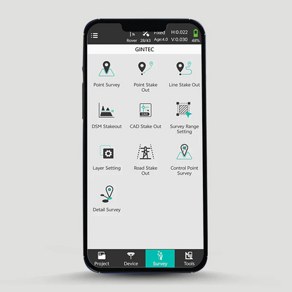 "CreateYours" professional surveying and mapping data collection Android app