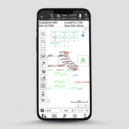 "CreateYours" professional surveying and mapping data collection Android app