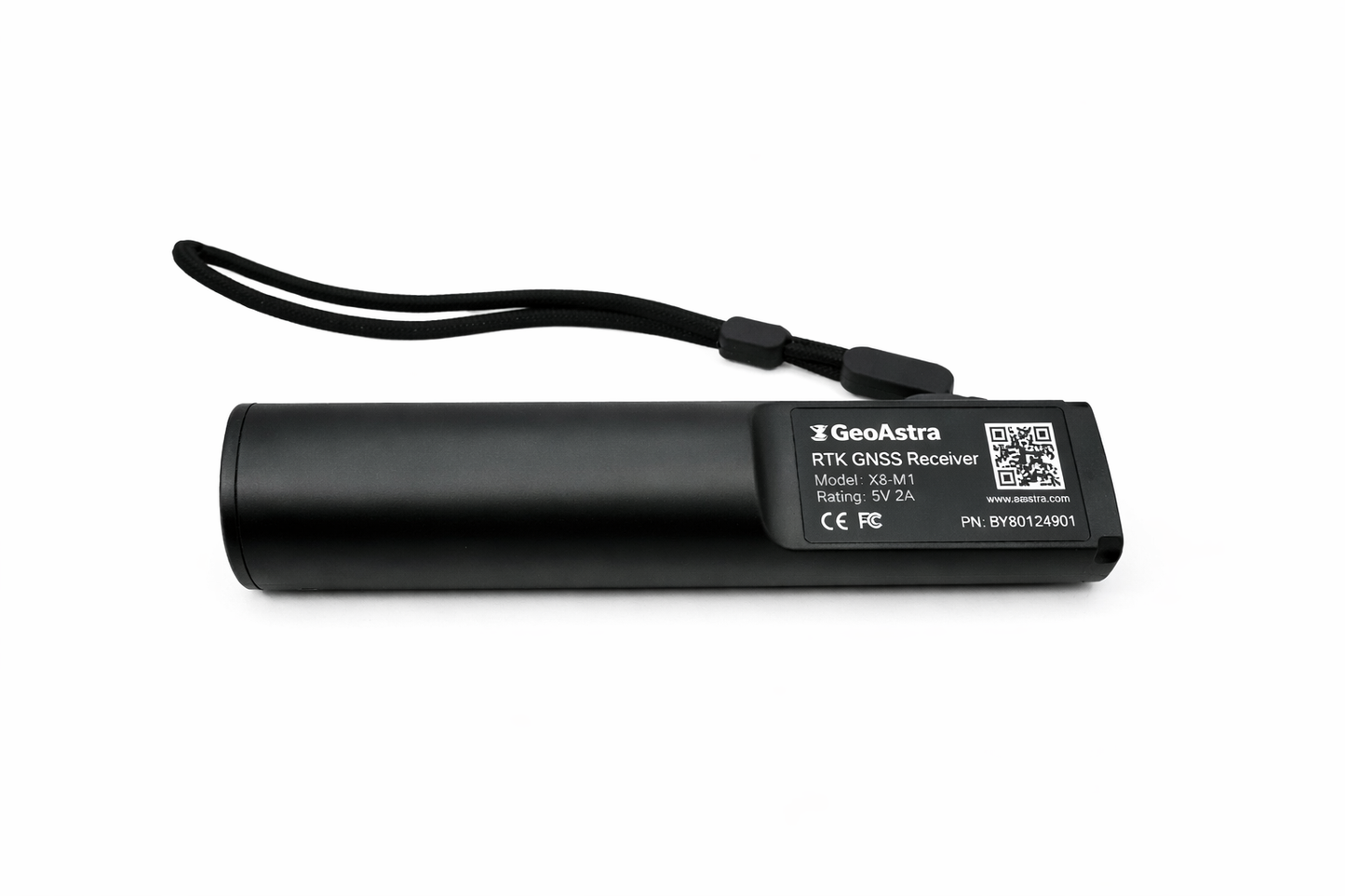 GeoAstra X8-M1 RTK GNSS Receiver (L1, L2 & L5 bands, Dual Interfaces, IP67 waterproof, 20-hour battery life, ultra-portable at only 104g, 50 cm accuracy standalone, up to 1 cm accuracy with RTK)